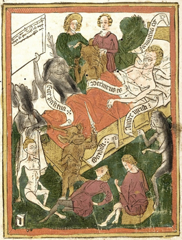 Ars Moriendi ("The Art of Dying"), 15th century.