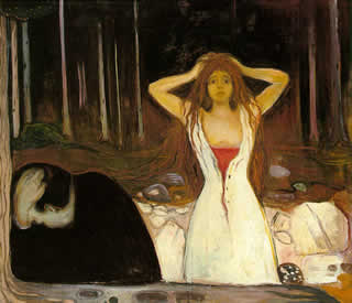 Ashes, Edvard Munch, 1894.