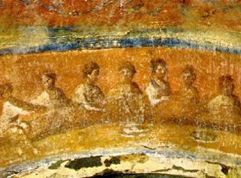 Eucharist fresco.