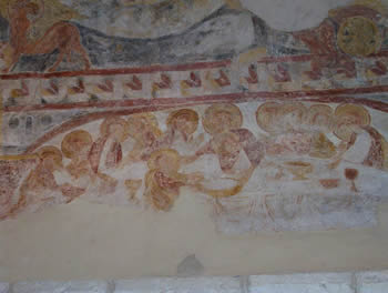 Eucharist fresco.