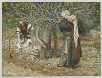 James Tissot, "The Vine Dresser and the Fig Tree".