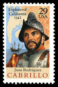 US postage stamp celebrates Cabrillo.