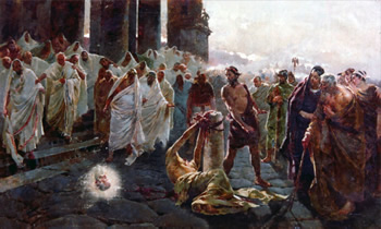 Paul Beheaded, by Enrique Simonet (d. 1927).