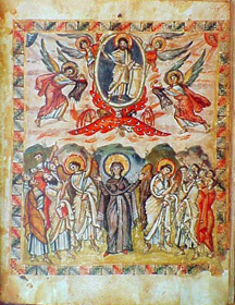 Rabbula Gospel, c. 586, Syria.