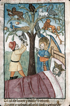 Book of Daniel, Nebuchadnezzar's dream of a felled tree.