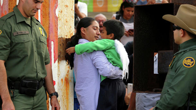 Border Patrol, parents, and children.