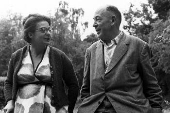 CS Lewis and his wife Joy.