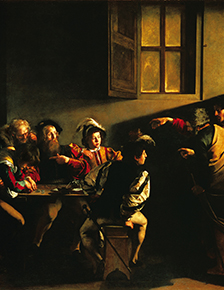 Caravaggio, The Calling of Saint Matthew (1600).