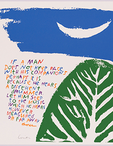 Corita Kent, Thoreau (1971).