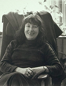 Denise Levertov by Elsa Dorfman, Cambridge, Massachusetts.