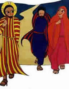 The Road to Emmaus by Giselle Bauche.