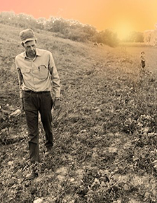 Wendell Berry, Henry County, Kentucky, 1970s.
